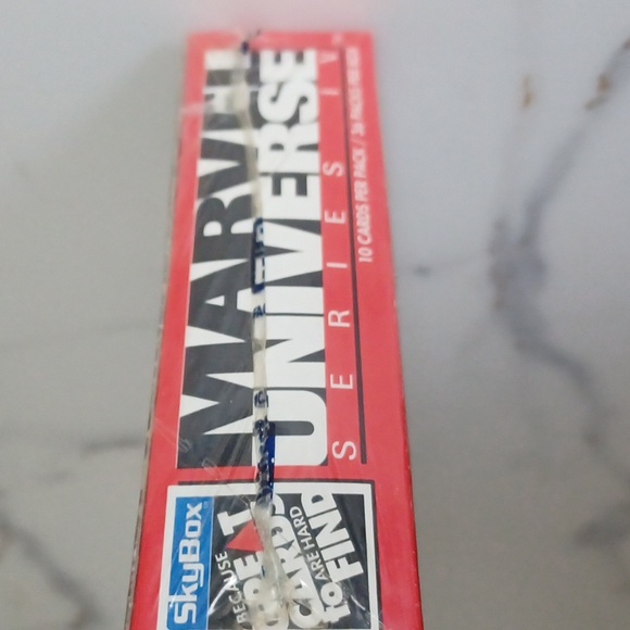 1993 Skybox Marvel Universe Series IV 4 Card Set Wax Pack Box FACTORY SEALED - Picture 4 of 6